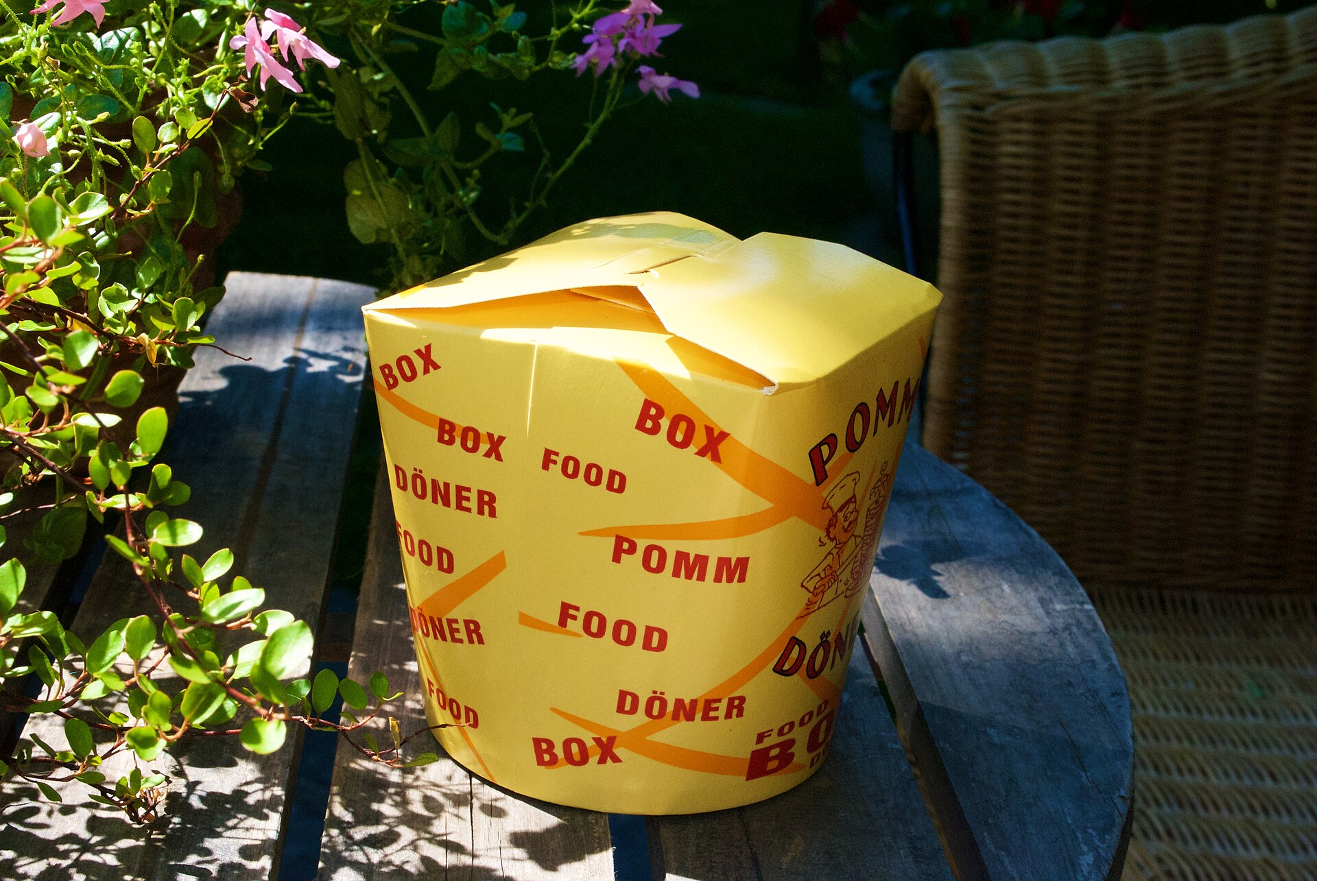 Box z frytkami